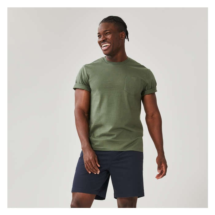Men's Essential Organic Cotton T-Shirt - Dark Olive
